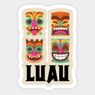 Luau t-shirt Sticker